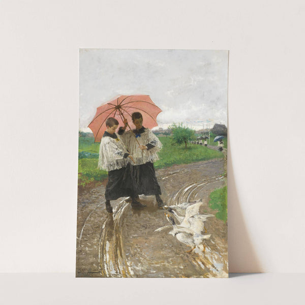 The Return from the Festival by Mosè Bianchi