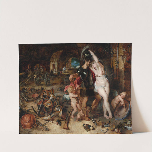 The Return From War,Mars Disarmed By Venus by Peter Paul Rubens