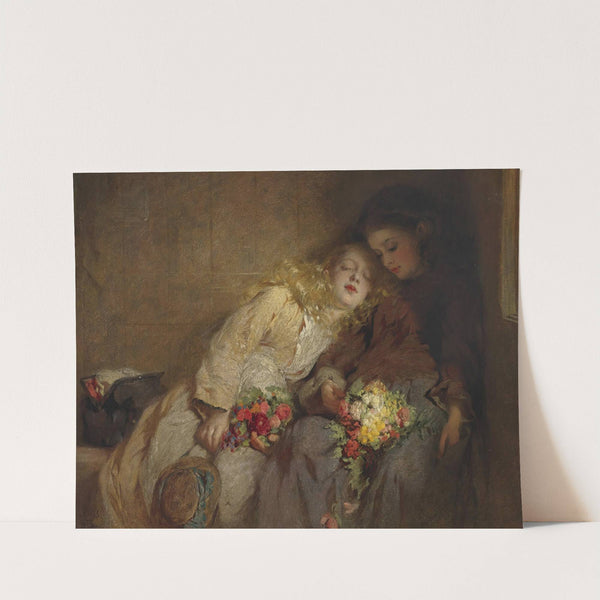 The return home by George Elgar Hicks