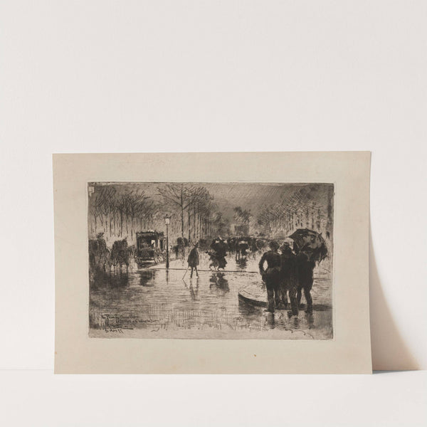 The Return of the Artists (1877) by Félix Hilaire Buhot