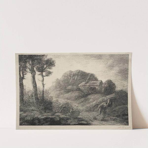 The Return of the Fagot Gatherer (c. 1857–1911) by Alphonse Legros