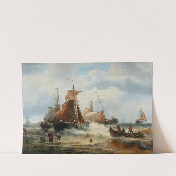 The return of the fishermen by François Musin