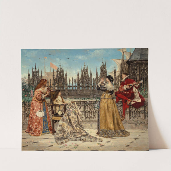 The return of the fleet by Adolphe-Alexandre Lesrel