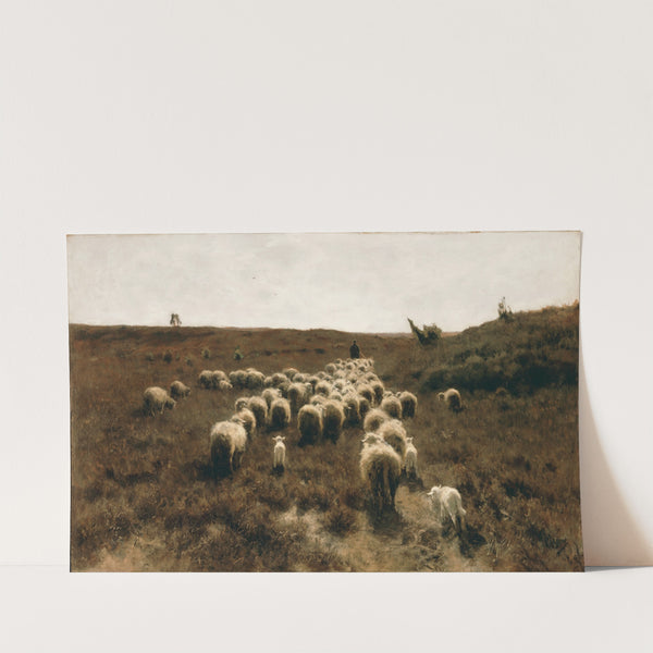 The Return of the Flock, Laren by Anton Mauve