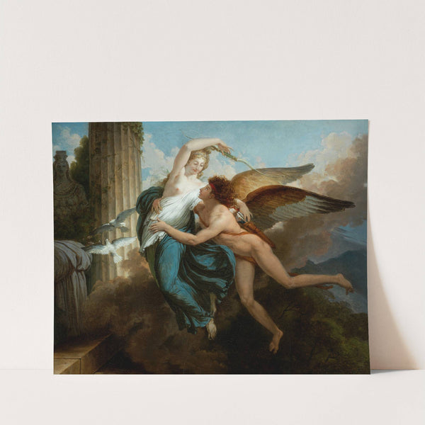 The Reunion of Cupid and Psyche by Jean Pierre Saint-Ours