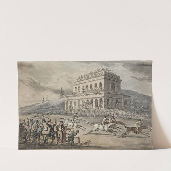 The Rev. Dr. Syntax Loses his Money on the Raceground at York by Thomas Rowlandson