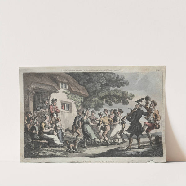 The Rev. Dr. Syntax Rural Sport (1813) by Thomas Rowlandson