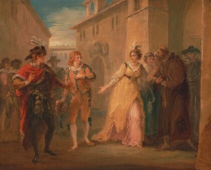 The revelation of Olivia’s betrothal, from ‘Twelfth Night,’ Act V, Scene i
