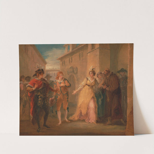 The revelation of Olivia's betrothal, from 'Twelfth Night,' Act V, Scene i by William Hamilton