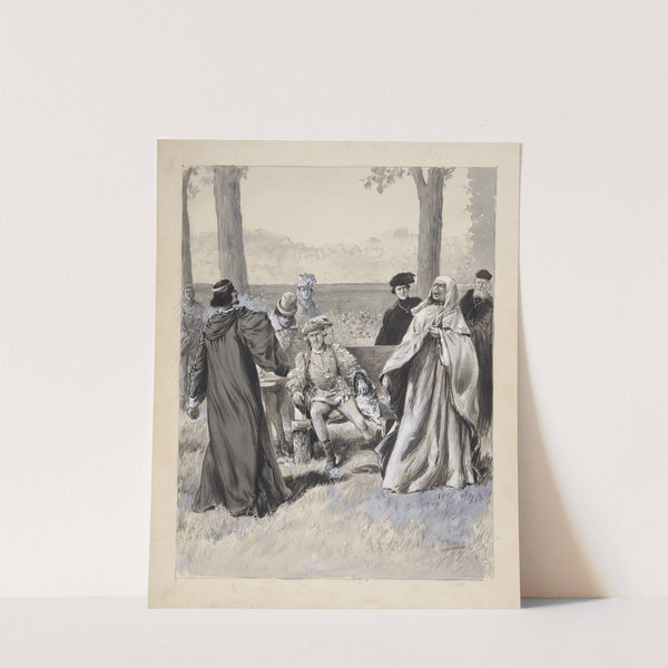 The revival of Richard II at His Majesty’s Theatre (1903) by Paul Thiriat