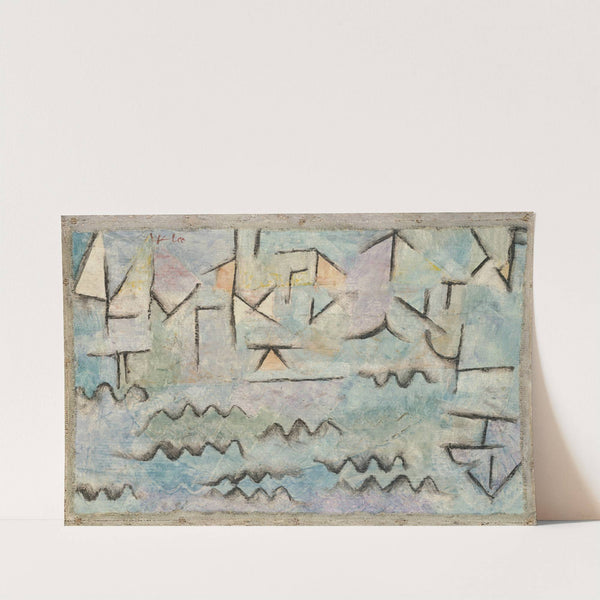 The Rhine at Duisburg by Paul Klee