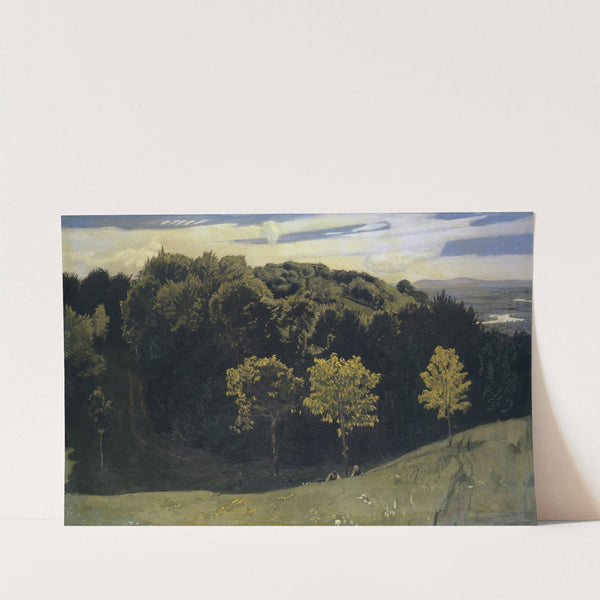 The Rhine near Basel (View toward Upper Rhine Valley) by Hans Sandreuter