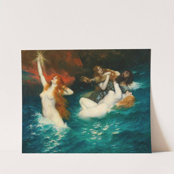 The Rhinemaidens (1913) by Ferdinand Leeke