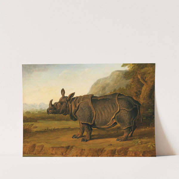 The Rhinoceros Clara by Follower of Jean-Baptiste Oudry