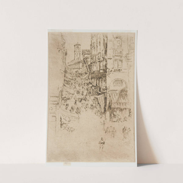 The Rialto (1879-1880) by James Abbott McNeill Whistler