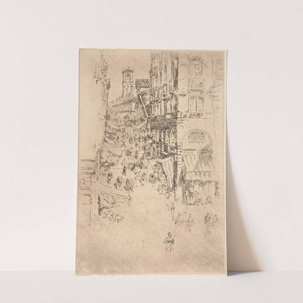 The Rialto (1879) by James Abbott McNeill Whistler