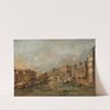 The Rialto Bridge and the Riva del Vin, Venice by Francesco Guardi