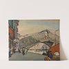 The Rialto Bridge in Venice by Jules Schmalzigaug