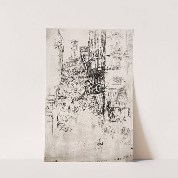 The Rialto (1879-1880) by James Abbott McNeill Whistler