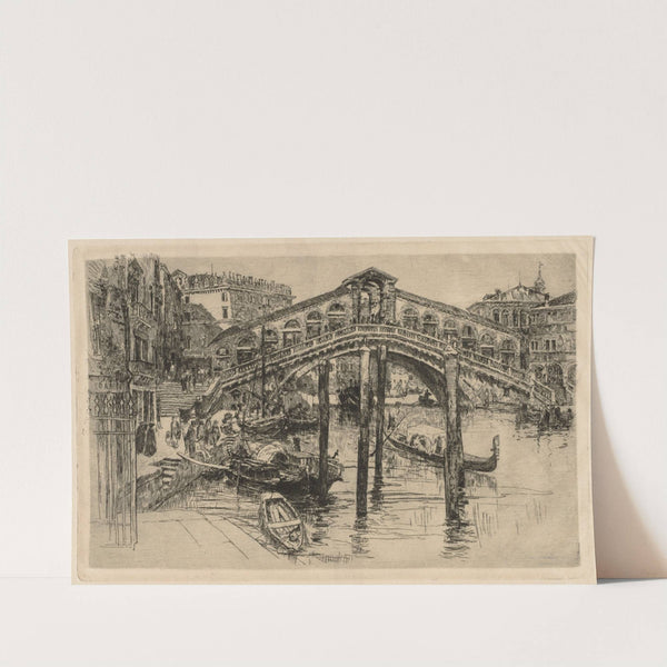The Rialto, Venice (1883) by Frank Duveneck
