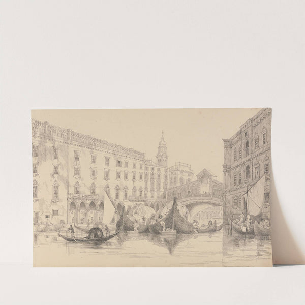 The Rialto - Venice by Sir Charles D'Oyly