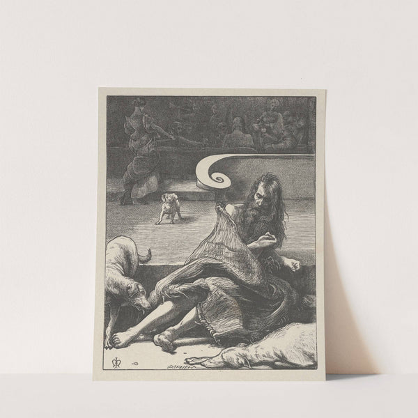 The Rich Man and Lazarus (1864) by Sir John Everett Millais