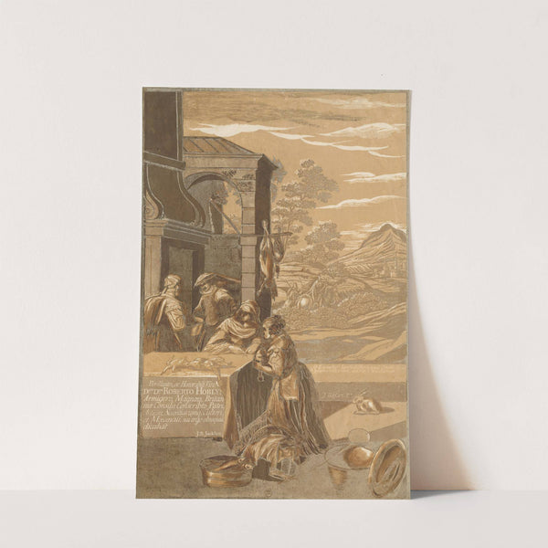 The Rich Man and Lazarus (after Jacopo Bassano) (1740) by John Baptist Jackson