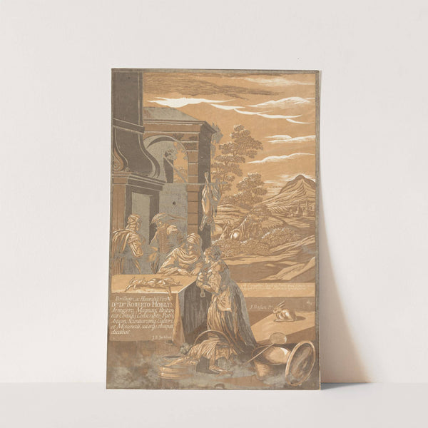 The Rich Man and Lazarus (after Jacopo Bassano) (1743) by John Baptist Jackson