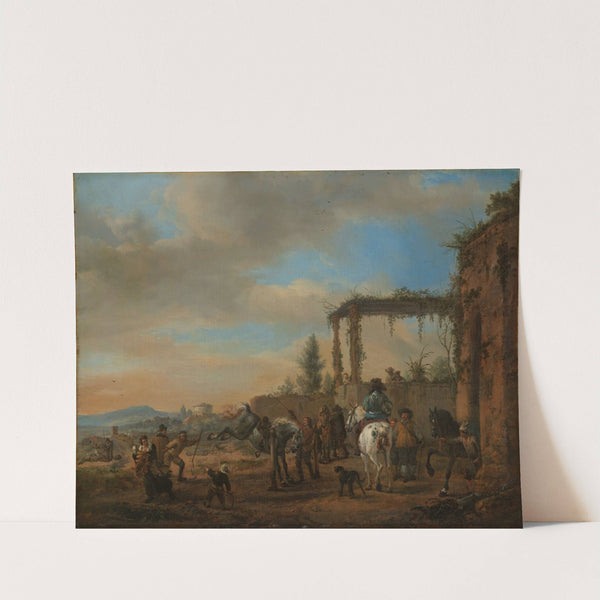 The Riding School by Philips Wouwerman