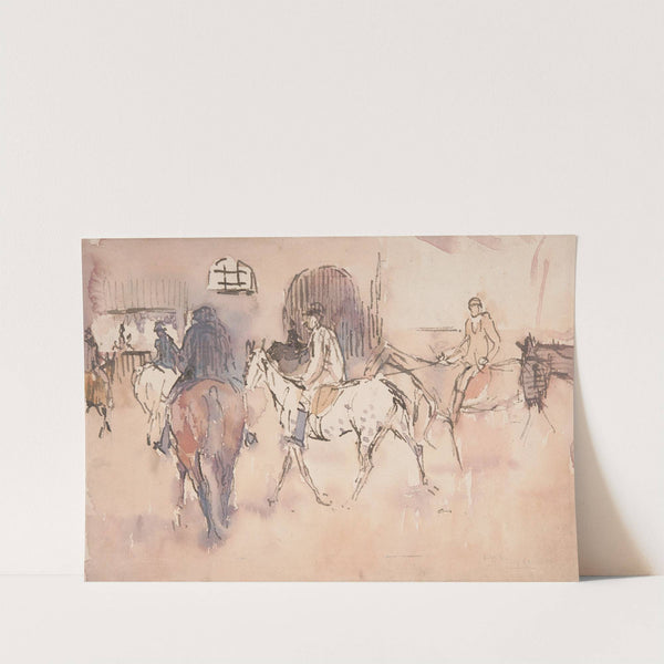 The Riding School by Joseph Crawhall