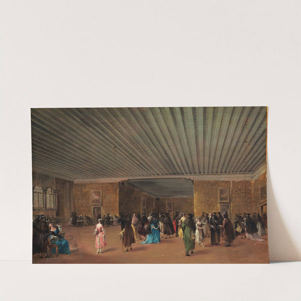 The Ridotto Pubblico at Palazzo Dandolo (ca. 1765–68) by Francesco Guardi