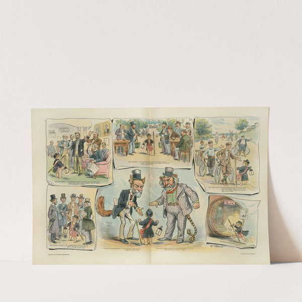 The right man for mayor of greater New York (1897) by Frederick Burr Opper