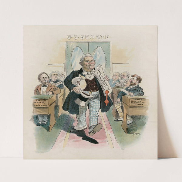 Caught in a shower (1913) by Louis Glackens