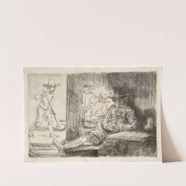 The Ringball Player (‘Het Klosbaantje’) (1654) by Rembrandt van Rijn