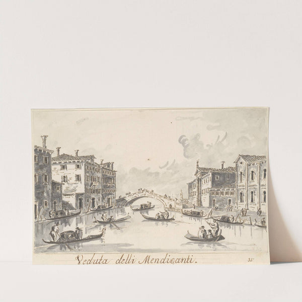 The Rio dei Mendicanti by Giacomo Guardi