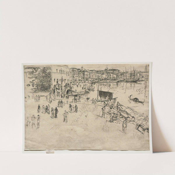 The Riva, No. 1 (1880) by James Abbott McNeill Whistler