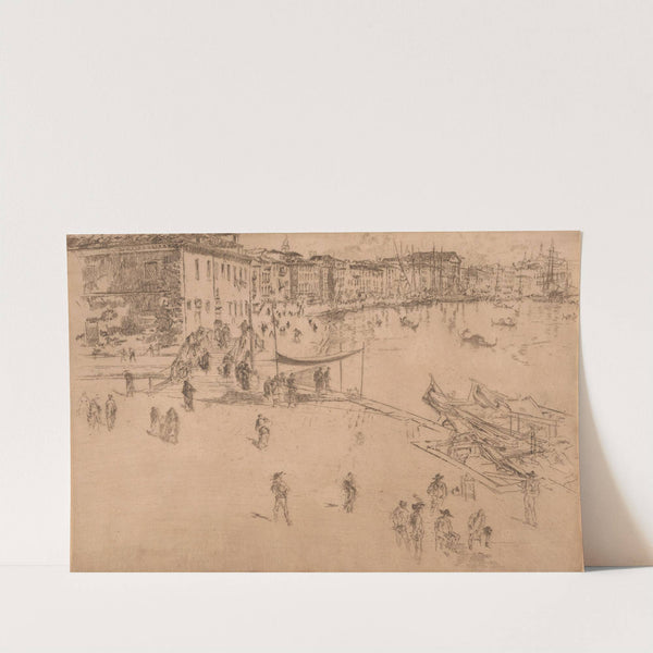 The Riva, no. 2 (1879) by James Abbott McNeill Whistler