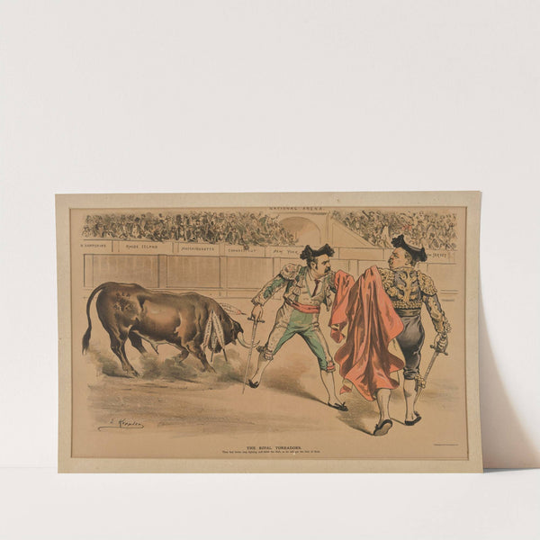 The rival toreadors (1891) by Joseph Ferdinand Keppler