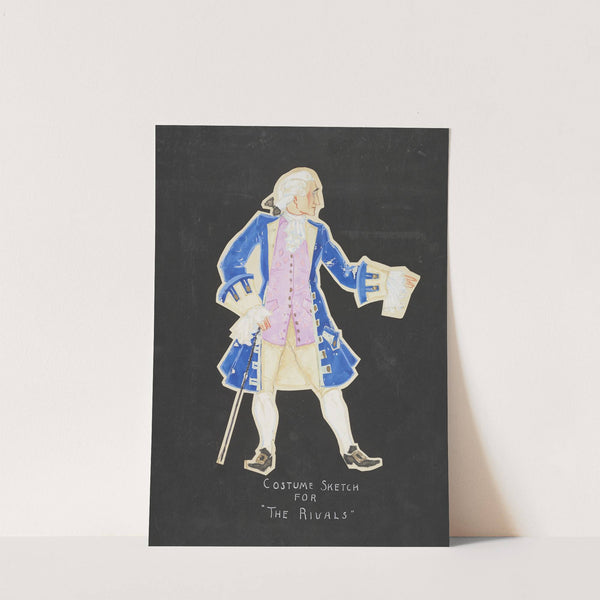 The Rivals: Purple vest, blue coat, tan breeches, white stockings (1934-1943) by Alex Jones