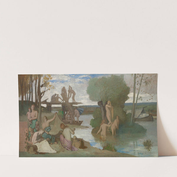 The River (ca. 1864) by Pierre Puvis de Chavannes