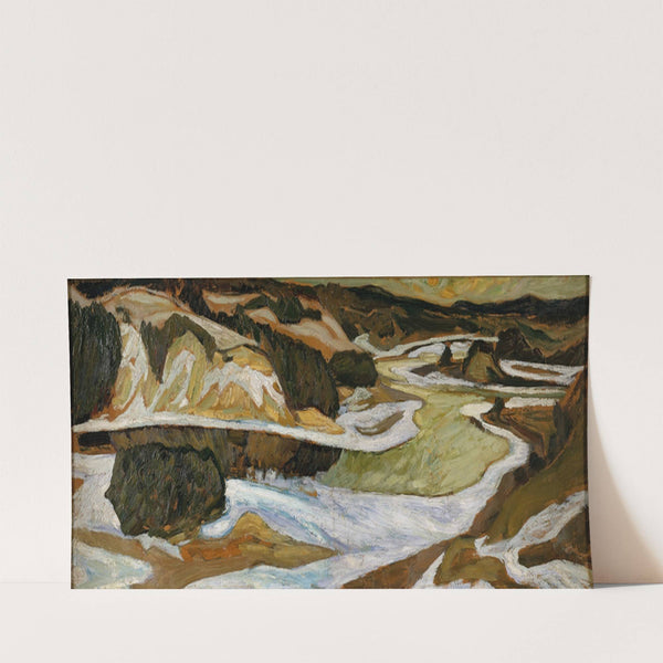The River Ångermanälven (1930) by Helmer Osslund