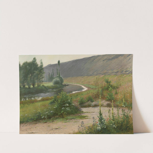 The river at Pagny la Blanche-Côte by Alfred Renaudin