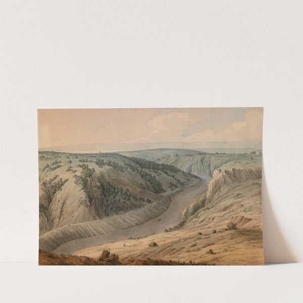 The River Avon, near Bristol, Somerset from Saint Vincent Rock (1790) by Samuel Hieronymus Grimm