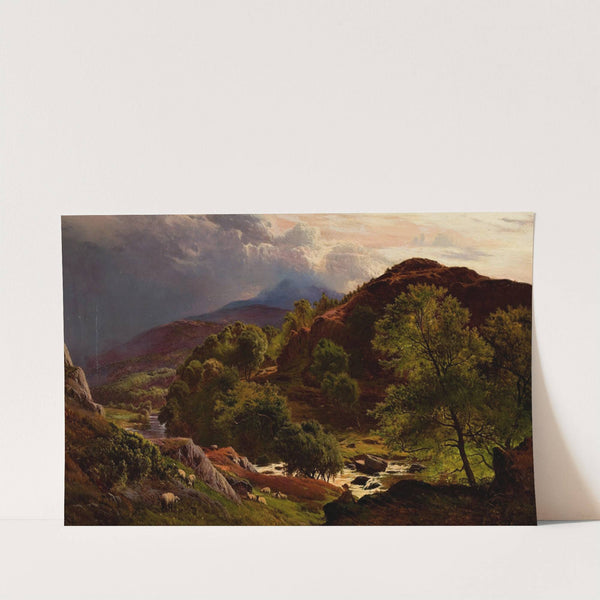 The River Llugwy at Capel Curig by Sidney Richard Percy