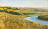 The River Oka In Golden Autumn