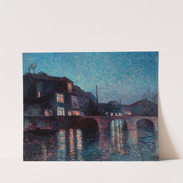 The River Sambre in Charleroi (1896) by Maximilien Luce