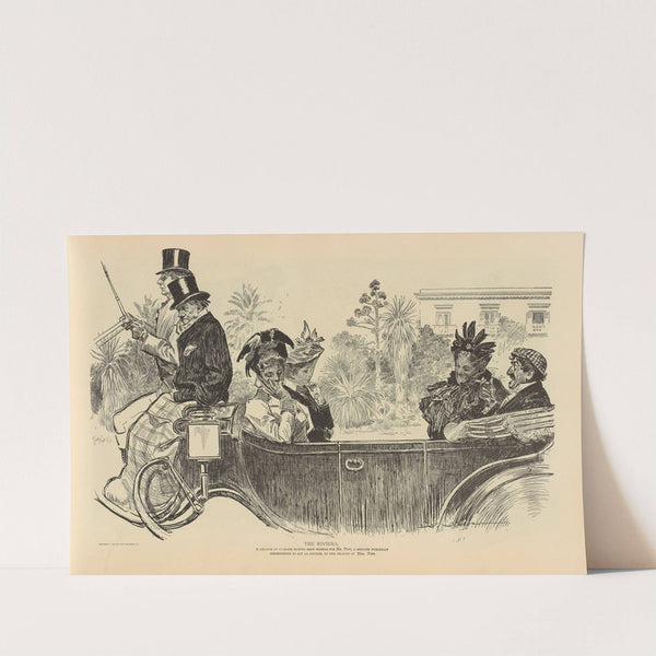 The Riviera (1893-1900) by Charles Dana Gibson