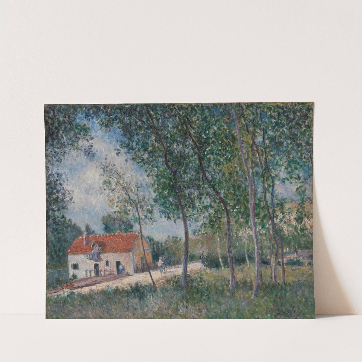 The Road from Moret to Saint-Mammès (1883–85) by Alfred Sisley