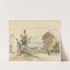 The Road from Versailles to Louveciennes (c. 1872) by Camille Pissarro