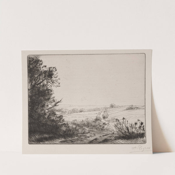 The Road to Horville (c. 1857–1911) by Alphonse Legros